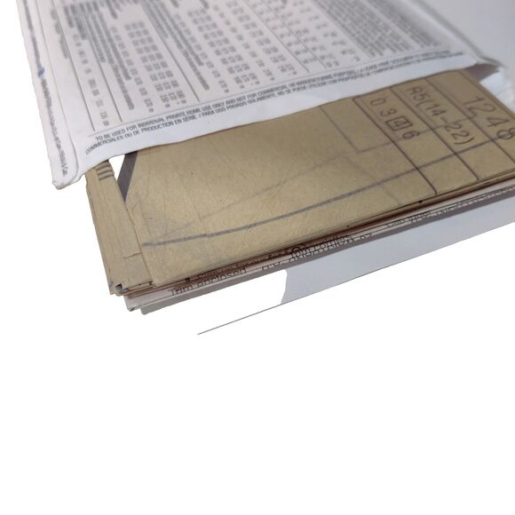 SIMPLICITY 1248 LADIES VICTORIAN BURLESQUE COSTUME PATTERN Sz 14-22 Uncut - Picture 4 of 4